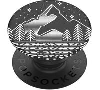 PopSockets Poignée de téléphone avec béquille Extensible, Nature PopGrip - Peak Relief