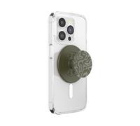 PopSockets Poignée Ronde pour téléphone Compatible avec MagSafe, Anneau Adaptateur Inclus, Support de téléphone, Compatible avec Chargement sans Fil - Tourbillon d'alun