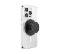 PopSockets Poignée Ronde pour téléphone Compatible avec MagSafe, Anneau Adaptateur Inclus, Support de téléphone, Compatible avec Chargement sans Fil - Boîtier de Haut-Parleur en Aluminium