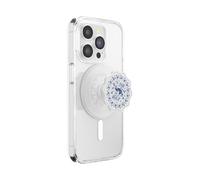 PopSockets Poignée de téléphone pour MagSafe avec béquille, Support magnétique, Dessus Interchangeable, Maintien sûr pour iPhone MagSafe, Prise en Main de téléphone et Tablette - Soucoupe Paon