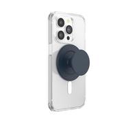 PopSockets Poignée Ronde pour téléphone Compatible avec MagSafe, Anneau Adaptateur Inclus, Support de téléphone, Compatible avec Chargement sans Fil - Bleu Marine