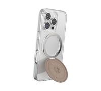 PopSockets Kick-Out Grip pour MagSafe, poignée de téléphone avec Support de téléphone intégré, béquille réglable pour Portrait ou Paysage, Forte Maintien, Charge sans Fil, Compatible avec Le Beurre