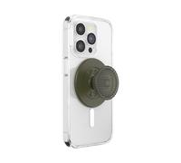 PopSockets Poignée Ronde pour téléphone Compatible avec MagSafe, Anneau Adaptateur Inclus, Support de téléphone, Compatible avec Chargement sans Fil - Fatigue cannelée