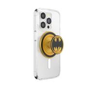 PopSockets Poignée de téléphone pour MagSafe, poignée magnétique sécurisée pour téléphone et Support, béquille Mains Libres, Compatible avec Chargement sans Fil, Batman - Symbole de Chauve-Souris