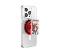 PopSockets Poignée de téléphone pour MagSafe, Prise en Main et Support magnétique sécurisé, béquille Mains Libres, Compatible avec Chargement sans Fil, Deadpool x Wolverine - Couverture de Bande