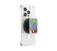 PopSockets Poignée de téléphone pour MagSafe, Prise en Main magnétique sécurisée et Support, béquille Mains Libres, Compatible avec Chargement sans Fil, Marvel - Comic Book Captain America en émail