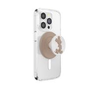 PopSockets Poignée de téléphone Ronde Compatible avec MagSafe, Anneau Adaptateur Inclus, Support de téléphone, Compatible avec Chargement sans Fil - PopOut Latte Mickey Grip
