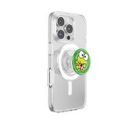PopSockets Poignée de téléphone Ronde Compatible avec MagSafe, avec Anneau d'adaptateur, Support de téléphone, Compatible avec Le Chargement sans Fil, Sanrio - Dancing Keroppi