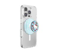 PopSockets poignée de téléphone Ronde Compatible avec MagSafe, Bague d'adaptation Incluse, Support de téléphone Compatible avec Charge sans Fil, Compatible avec Sanrio - Spinner Hello Kitty Goodies