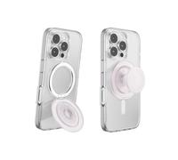 PopSockets Poignée Kick-Out pour MagSafe, poignée de téléphone avec support de téléphone intégré, béquille réglable pour portrait ou paysage, forte tenue magnétique, compatible avec chargement sans