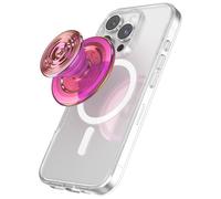 PopSockets Poignée MagSafe, Support Magnétique- Ondulation Absinthe | Avec aimant, amovible, Kindle/iPhone/Android/tablette, chaud, rose, irisé, holographique