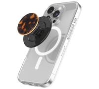 PopSockets Poignée MagSafe Téléphone, Support Magnétique- Écaille de Tortue | Avec aimant, amovible, Kindle/iPhone/Android/tablette, tortue, coquillage, créez une tenue de téléphone portable