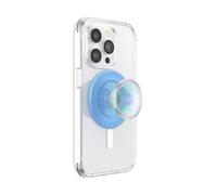 PopSockets Poignée MagSafe Téléphone, Support Magnétique- Opalescent Bleu