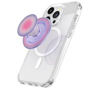 PopSockets Poignée pour MagSafe, support magnétique- Aura | Avec aimant, Amovible, Kindle/iPhone/Android/Tablette, Violet, Aura, Accessoire téléphone et électronique