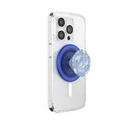 PopSockets Poignée Ronde pour téléphone Compatible avec MagSafe, Anneau Adaptateur Inclus, Support de téléphone, Compatible avec Chargement sans Fil - Blue Fields