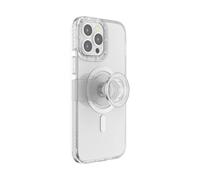 PopSockets: PopCase compatible avec MagSafe - Coque pour iPhone 13 Pro Max avec un Support PopGrip Slide Repositionnable et une Poignée avec Top interchangeable - Clear
