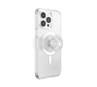PopSockets: PopCase PlantCore pour MagSafe - Coque à base de plantes pour iPhone 14 Pro Max avec un Support et Poignée PopGrip Slide Repositionnable avec Top interchangeable - Clear