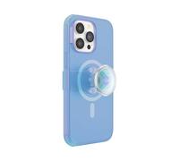 PopSockets: PopCase PlantCore pour MagSafe - Coque à base de plantes pour iPhone 14 Pro Max avec un Support et Poignée PopGrip Slide Repositionnable avec Top interchangeable - Blue Opalescent