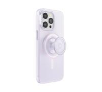 PopSockets: PopCase PlantCore pour MagSafe - Étui de Téléphone à Base de Plantes pour iPhone 15 Pro Max Avec PopGrip Compatible MagSafe - Poignée Avec Top Interchangeable - Opalescent Clear