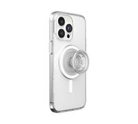 PopSockets: PopCase PlantCore pour MagSafe - Étui de Téléphone à Base de Plantes pour iPhone 15 Pro Max Avec PopGrip Compatible MagSafe - Poignée Avec Top Interchangeable - Clear