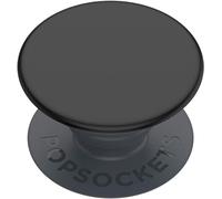 PopSockets PopGrip Basic Grip Support pour téléphone portable - Extensible et fixe - Maintien sûr pour envoyer des SMS et photos - Fonctionne avec la plupart des coques lisses - Adhésif gel - Noir