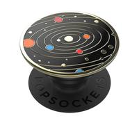 PopSockets, PopGrip Enamel Solar Flare pour smartphones, noir
