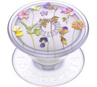 PopSockets : PopGrip Plant - Support et poignée Extensible fabriqué avec des matériaux à Base de Plantes avec Un Dessus Interchangeable pour Smartphones et tablettes - Purple Fields 806198