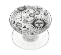 PopSockets : PopGrip Plant - Support et poignée Extensible fabriqué avec des matériaux à Base de Plantes avec Un Dessus Interchangeable pour Smartphones et tablettes - Translucent Cosmic Sun