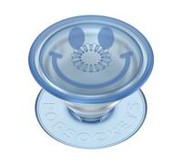 PopSockets : PopGrip Plant - Support et poignée Extensible fabriqué avec des matériaux à Base de Plantes avec Un Dessus Interchangeable pour Smartphones et tablettes - Happy Blues