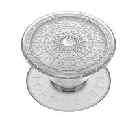 PopSockets : PopGrip Plant - Support et poignée Extensible fabriqué avec des matériaux à Base de Plantes avec Un Dessus Interchangeable pour Smartphones et tablettes - Translucent Star Signs