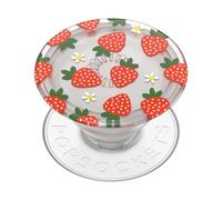 PopSockets : PopGrip Plant - Support et poignée Extensible fabriqué avec des matériaux à Base de Plantes avec Un Dessus Interchangeable pour Smartphones et tablettes - Berries and Cream
