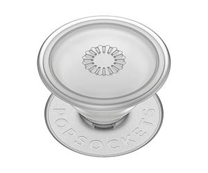 PopSockets : PopGrip Plant - Support et poignée extensible fabriqué avec des matériaux à base de plantes avec un dessus interchangeable pour smartphones et tablettes - Faded Stone