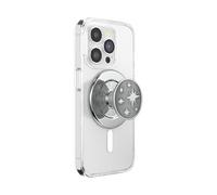 PopSockets PopGrip pour MagSafe, poignée magnétique pour téléphone et support, dessus interchangeable, prise en main sûre pour iPhone MagSafe, béquille pour visualisation mains libres, compatible avec