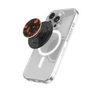 PopSockets: PopGrip Rond pour MagSafe - Bague d'adaptation pour MagSafe Incluse - Support de téléphone Extensible et poignée avec Un Dessus Interchangeable pour Smartphones et étuis - Tortue