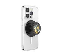 PopSockets: PopGrip Rond pour MagSafe - Bague d'adaptation pour MagSafe incluse - Support de téléphone extensible et poignée avec un dessus interchangeable pour smartphones et étuis - Fleur de poirier
