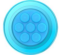 PopSockets: PopGrip Round pour MagSafe - Anneau Adaptateur pour MagSafe Inclus - Support et Poignée pour Smartphone et Coques avec Un Top Interchangeable - PopFidget Popper Electric Blue
