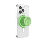 PopSockets: PopGrip Round pour MagSafe - Anneau Adaptateur pour MagSafe Inclus - Support et Poignée pour Smartphone et Coques avec Un Top Interchangeable - PopOut Curves Matcha Dew