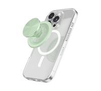 PopSockets: PopGrip Round pour MagSafe - Anneau Adaptateur pour MagSafe Inclus - Support et Poignée pour Smartphone et Coques avec Un Top Interchangeable - Aluminum Honeydew