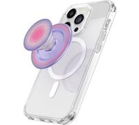 PopSockets: PopGrip Round pour MagSafe - Anneau Adaptateur pour MagSafe Inclus - Support et Poignée pour Smartphone et Coques avec Un Top Interchangeable - Aura