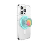 PopSockets: PopGrip Round pour MagSafe - Anneau Adaptateur pour MagSafe Inclus - Support et Poignée pour Smartphone et Coques avec Un Top Interchangeable - Boca Aura