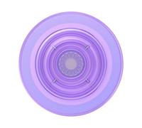 PopSockets: PopGrip Round pour MagSafe - Anneau Adaptateur pour MagSafe Inclus - Support et Poignée pour Smartphone et Coques avec Un Top Interchangeable - Translucent Lavender
