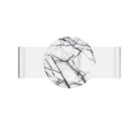 PopSockets: PopGrip Slide Non-Adhesive Phone Grip & Stand with a Swappable Top for iPhone 11 Silicone Case - Clear as Day