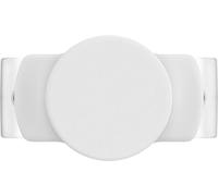 PopSockets: PopGrip Slide Stretch - Grip et Support Non Adhésif avec PopTop Interchangeable pour Smartphones Avec Coque à Bords Arrondis Uniquement - White