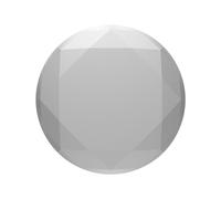 PopSockets | PopGrip | Socle extensible et poignée pour smartphones et tablettes | Porte-doigts Metallic Diamond Silver