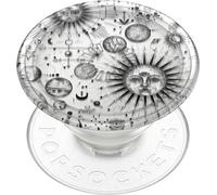 PopSockets | PopGrip | Socle extensible et poignée pour smartphones et tablettes | Porte-doigts Plant Cosmic Sun