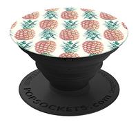PopSockets PopGrip - Support et Grip [Non Interchangeable] pour Smartphones et Tablets - Pineapple Pattern