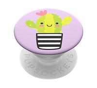 PopSockets PopGrip - Support et Grip pour Smartphone et Tablette avec un Top Interchangeable - Cactus Pal