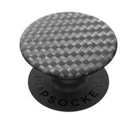 PopSockets PopGrip - Support et Grip pour Smartphone et Tablette avec Un Top Interchangeable - Carbonite Weave