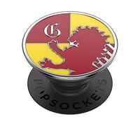 PopSockets PopGrip - Support et Grip pour Smartphone et Tablette avec un Top Interchangeable - Enamel Gryffindor