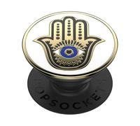 PopSockets: PopGrip - Support et Grip pour Smartphone et Tablette avec un Top Interchangeable - Enamel Hamsa Hand